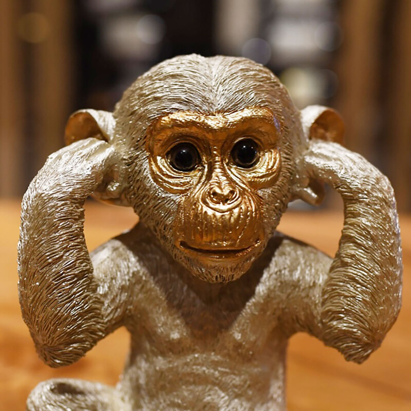 Cor Mulder Die Affen sind los champagner 20 cm 3er Set