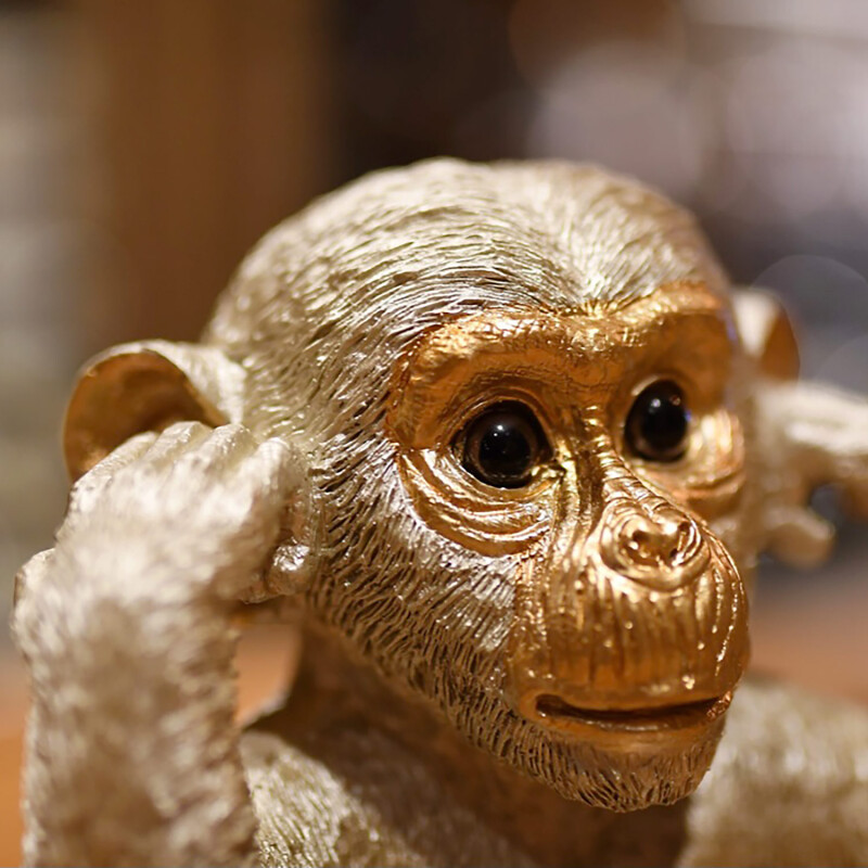 Cor Mulder Die Affen sind los champagner 20 cm 3er Set