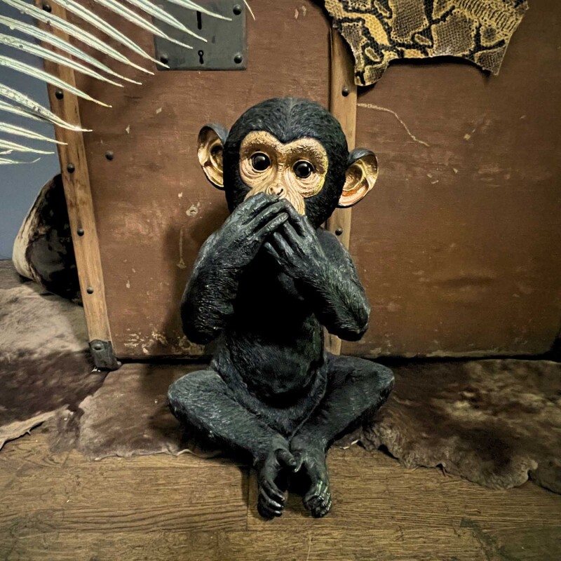 Cor Mulder Die Affen sind los schwarz 35 cm 3er Set