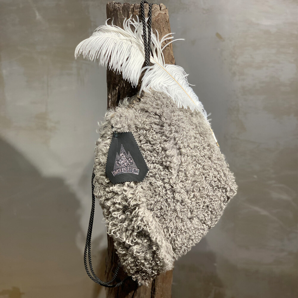 Fell-Rucksack grau Langhaar