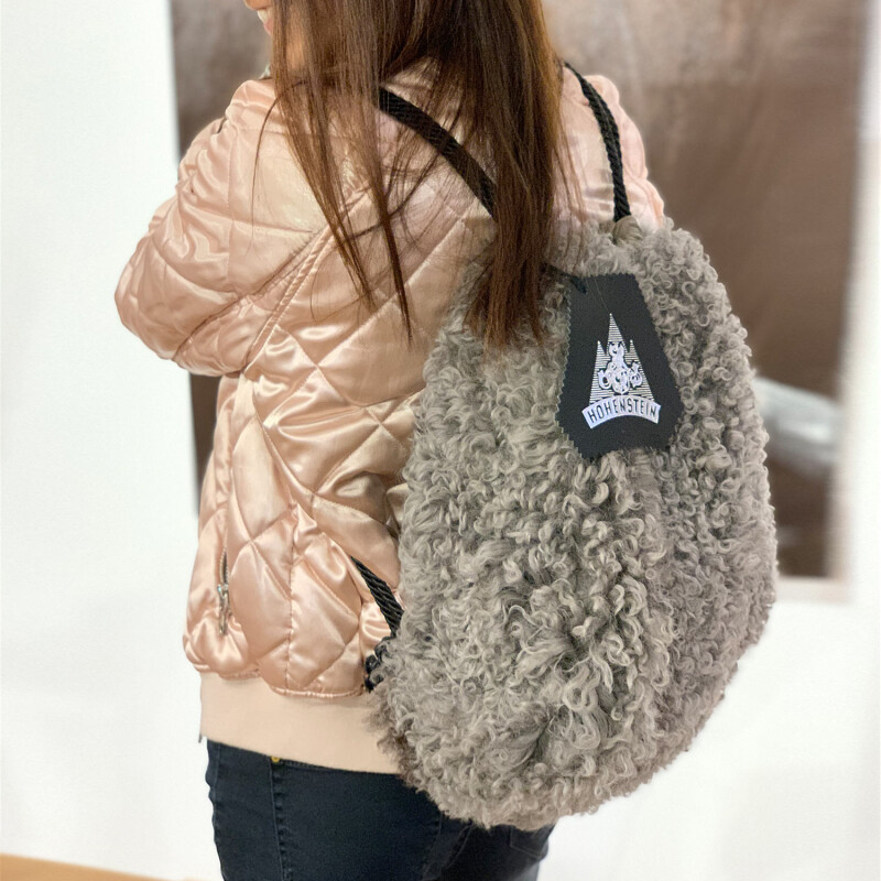 Fell-Rucksack grau Langhaar