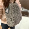 Fell-Rucksack grau Langhaar