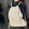 Fell-Rucksack weiss