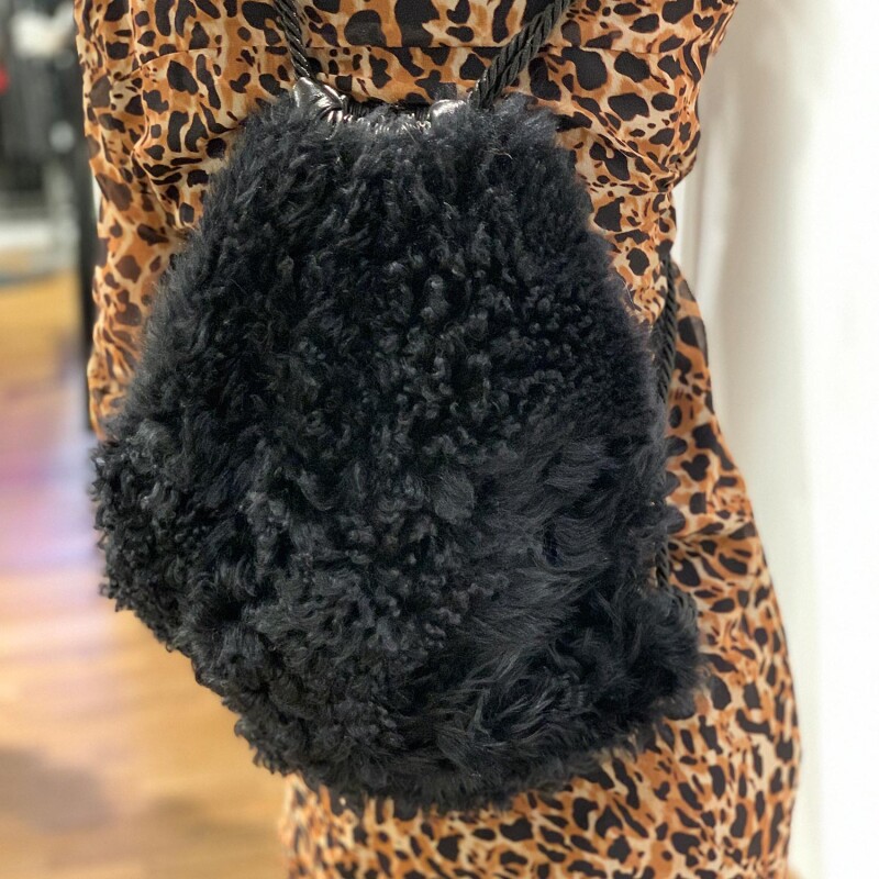 Fell-Rucksack schwarz Langhaar