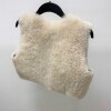 von Hohenstein Fell-Weste Ellen Shearling Lammfell creme