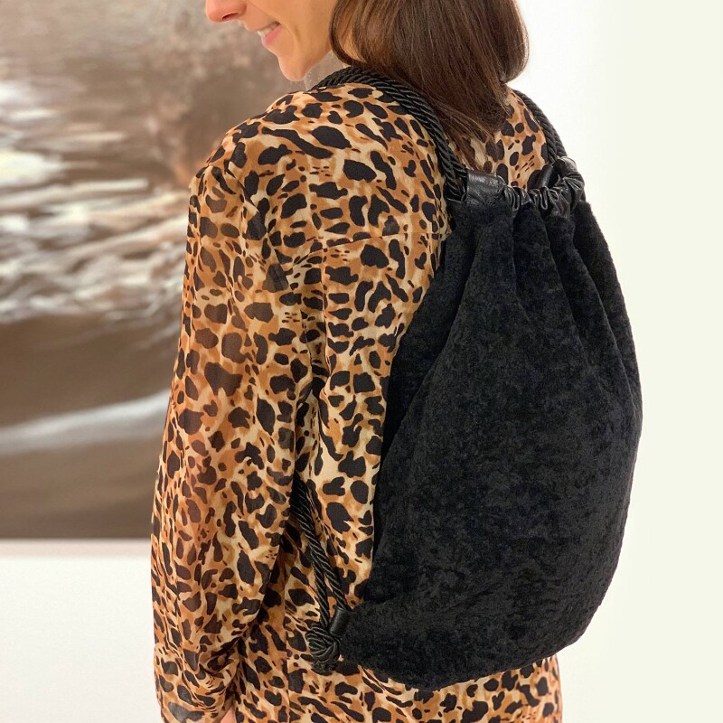 Fell-Rucksack schwarz Kurzhaar