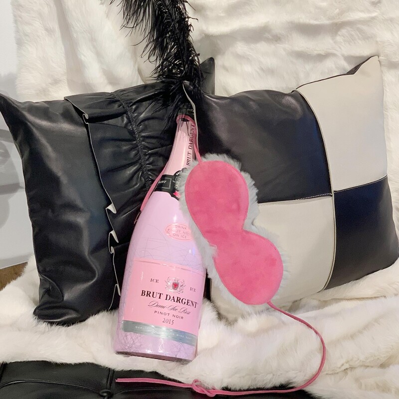 Lederkissen Quadrate | schwarz weiß