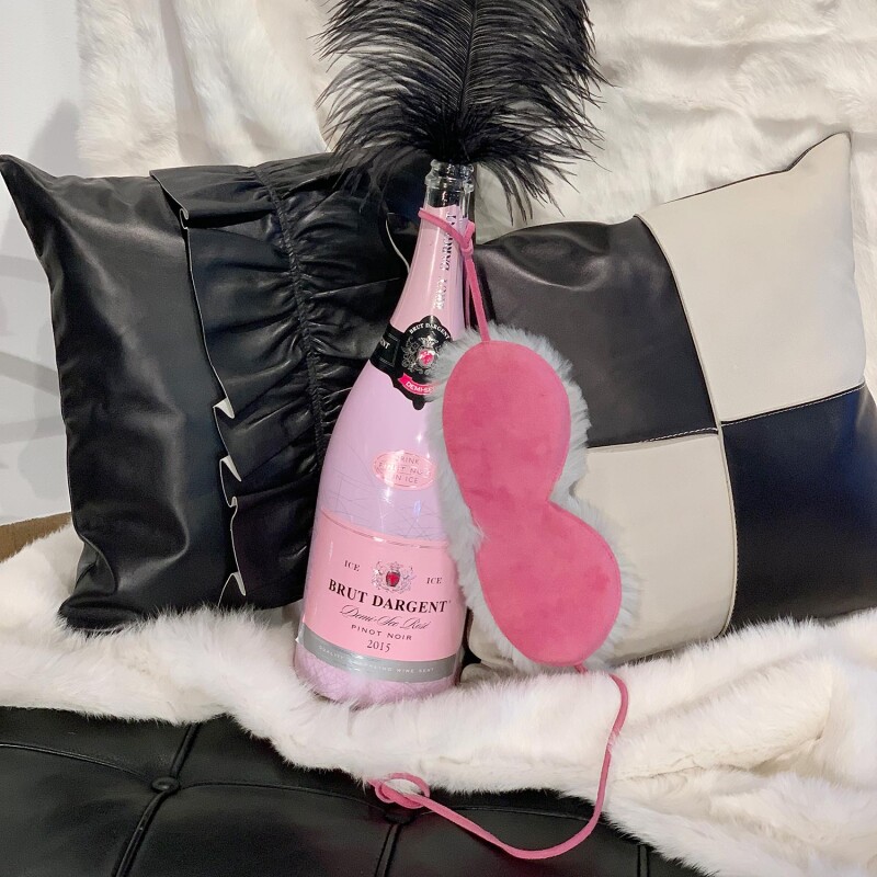 Lederkissen Quadrate | schwarz weiß