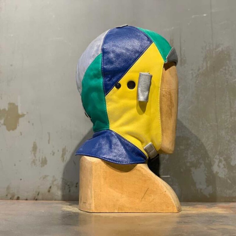 von Hohenstein Cabrio-Mütze Classic gelb/grün/silber