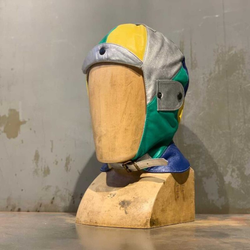 von Hohenstein Cabrio-Mütze Classic gelb/grün/silber