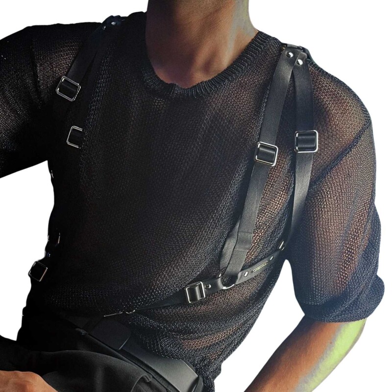 Asche & Gold Cyrille Harness Lederharnisch